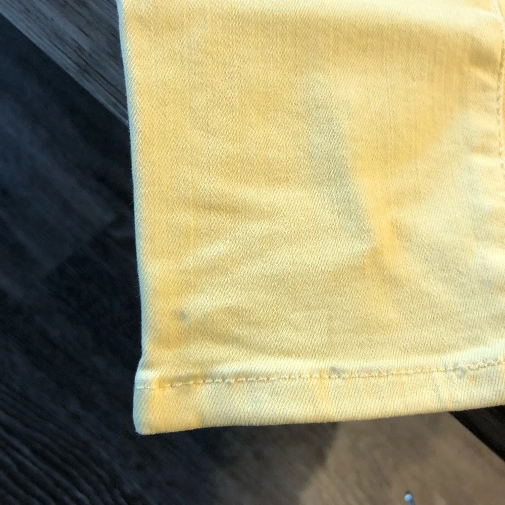 5[7ForAllMankind] Yellow stretchy skinny - Picture 5 of 8